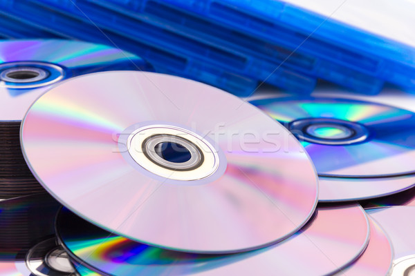 Close up compact discs (CD/DVD) Stock photo © stoonn