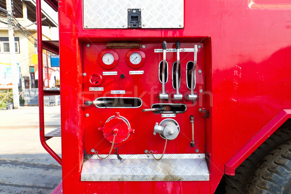 пожарная машина оборудование автомобилей огня фон Сток-фото © stoonn