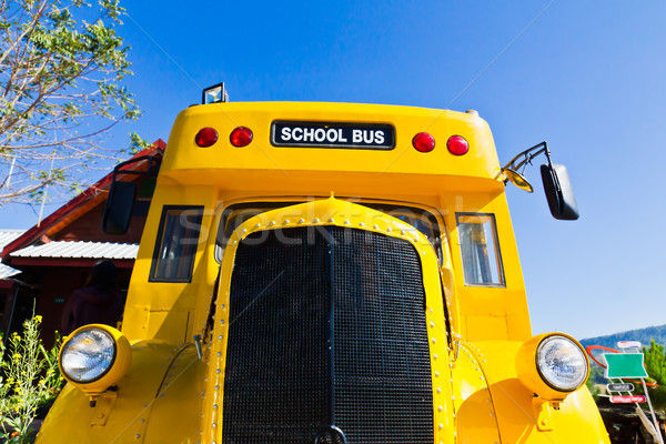 Yellow school bus  Stock photo © stoonn
