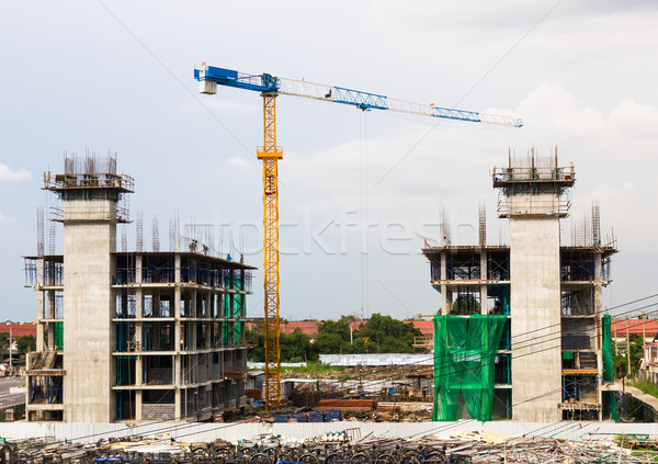 Building crane Stock photo © stoonn