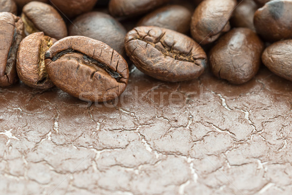 Marrón grano de café granos de café Foto stock © stoonn