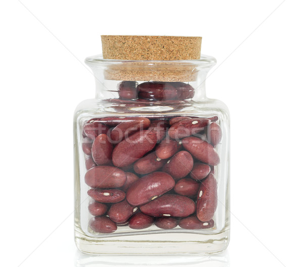 瓶 充分 腎 豆類 白 幹 商業照片 © stoonn