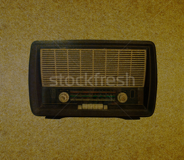 Radio retro Stock photo © stoonn