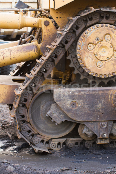 Bulldozer suivre travaux terre [[stock_photo]] © stoonn