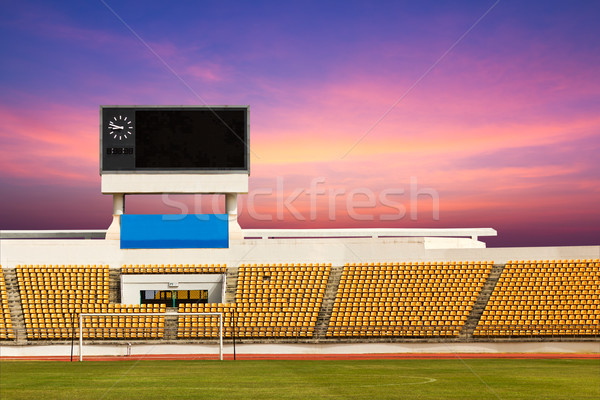 Stadium with scoreboard Stock photo © stoonn