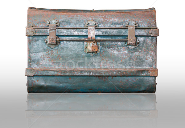 Vieux métal détail lock art Photo stock © stoonn