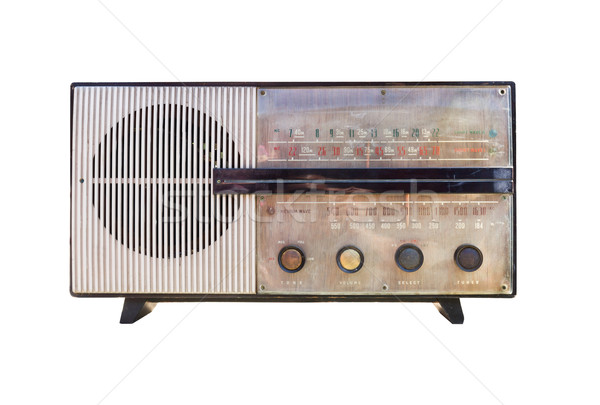 Old radio isolated Stock photo © stoonn