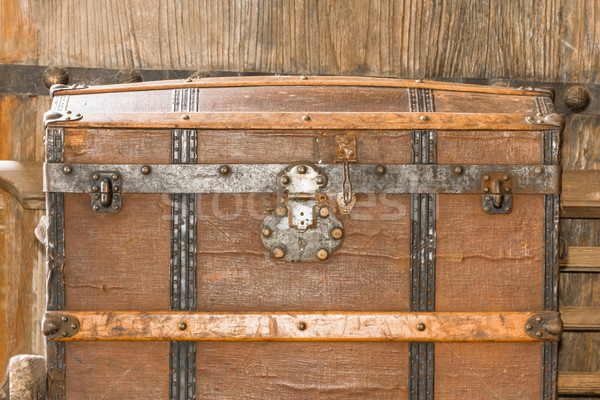 Close up old metal casket  Stock photo © stoonn
