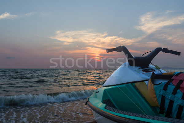 Jetski  on a beach Stock photo © stoonn