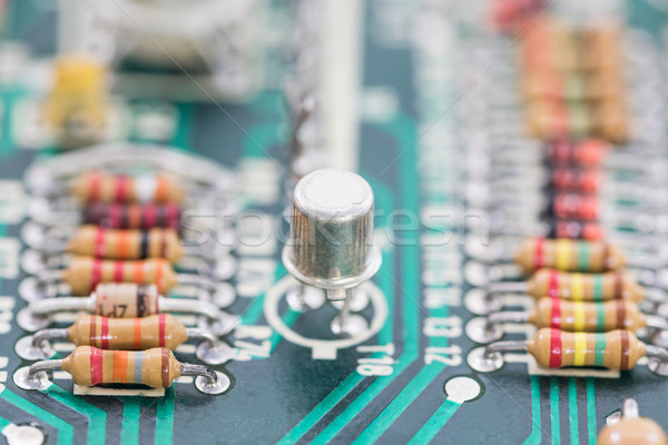 Close up electronic circuit board  Stock photo © stoonn