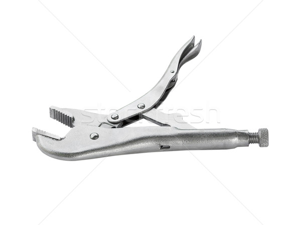 Locking pliers on white Stock photo © stoonn