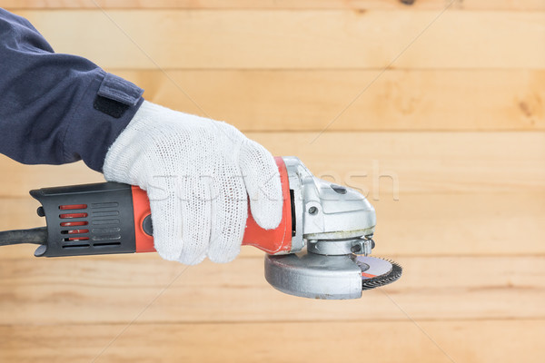 Circular saw with an abrasive disk Stock photo © stoonn