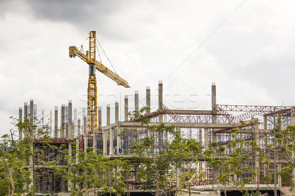 Construction crane  Stock photo © stoonn