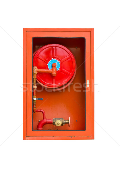 Fire extinguishers on white  Stock photo © stoonn