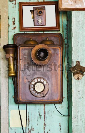  Vintage Telephone Stock photo © stoonn