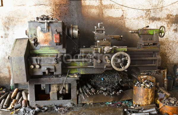 Old lathe Stock photo © stoonn