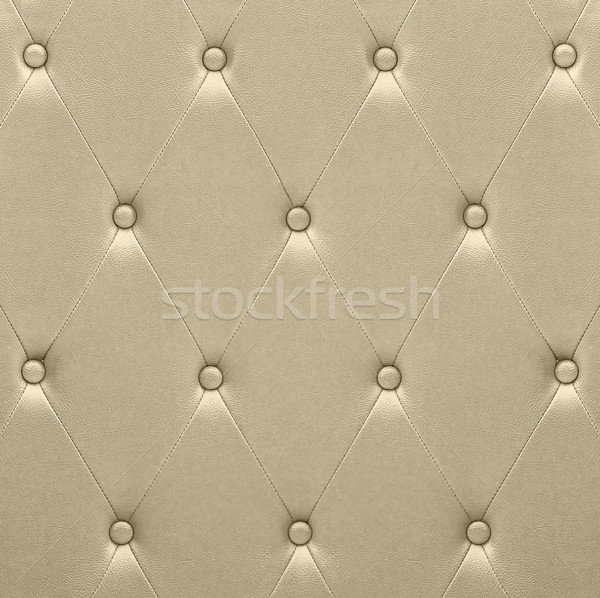 Lujoso dorado cuero asiento tapicería pared Foto stock © stoonn