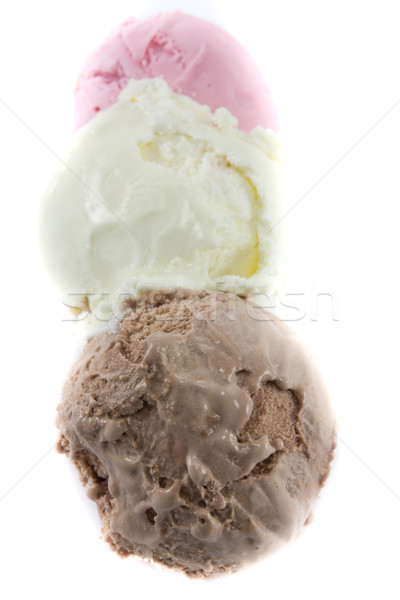 Tricolor scoops on a row Stock photo © Stootsy