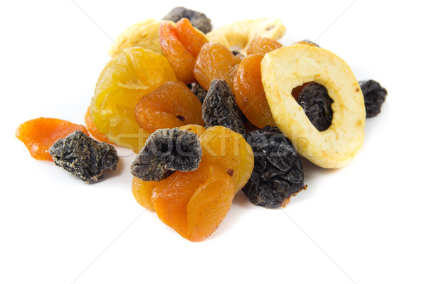 [[stock_photo]]: Séché · fruits · photos · blanche · santé