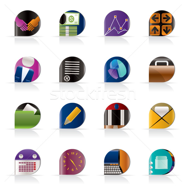 Business and office icons  Stock photo © stoyanh