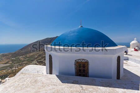 Church in Cyclades Islands, Santorini, Thira Stock photo © stoyanh