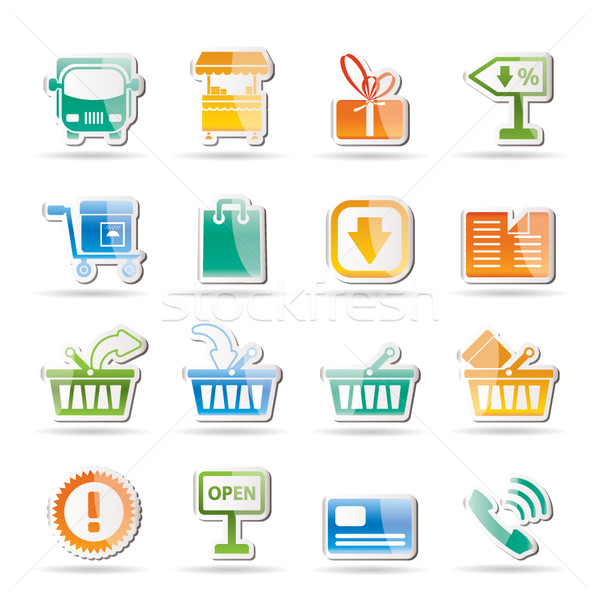 Stock photo: Online shop icons