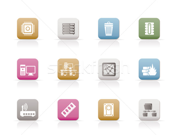 Computer and website icons  Stock photo © stoyanh