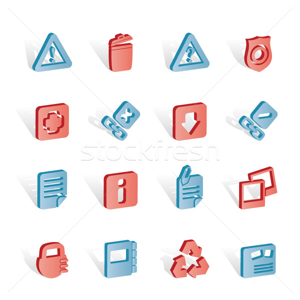 Stock photo: Web site and computer Icons