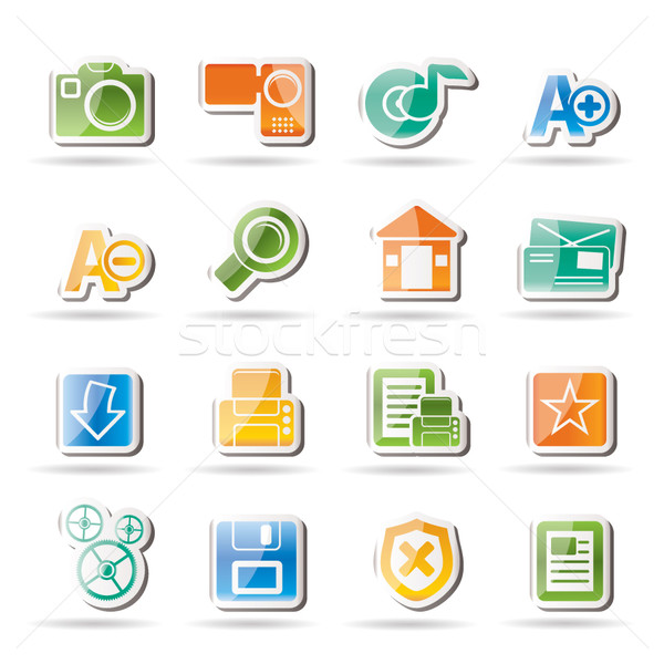 Internet and Website icons   Stock photo © stoyanh