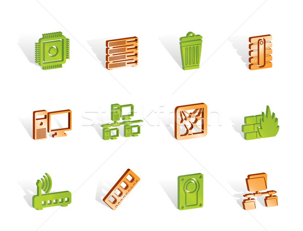 Computer and website icons  Stock photo © stoyanh