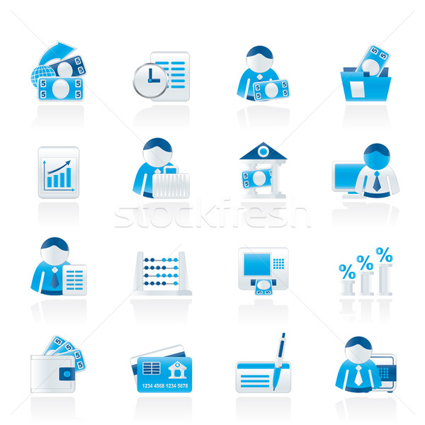 Bank and Finance Icons  Stock photo © stoyanh