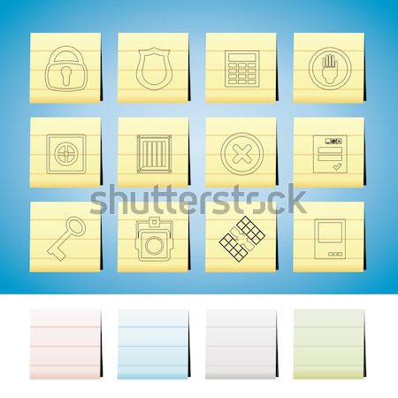 Application, Programming, Server and computer icons Stock photo © stoyanh