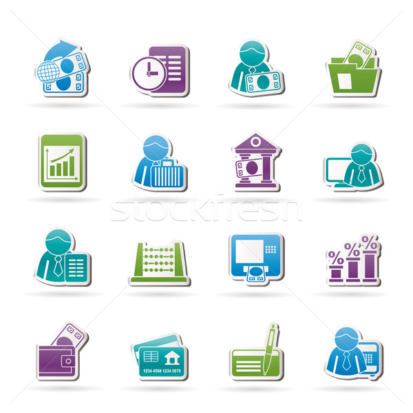 Bank and Finance Icons  Stock photo © stoyanh