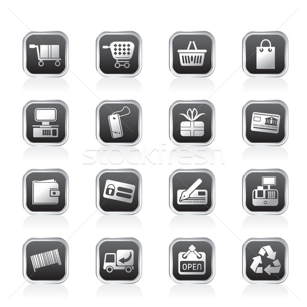 Simple Online Shop icons  Stock photo © stoyanh