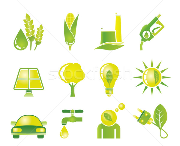 Ecology, environment and nature icons  Stock photo © stoyanh