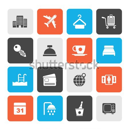 Simple Business and industry icons  Stock photo © stoyanh