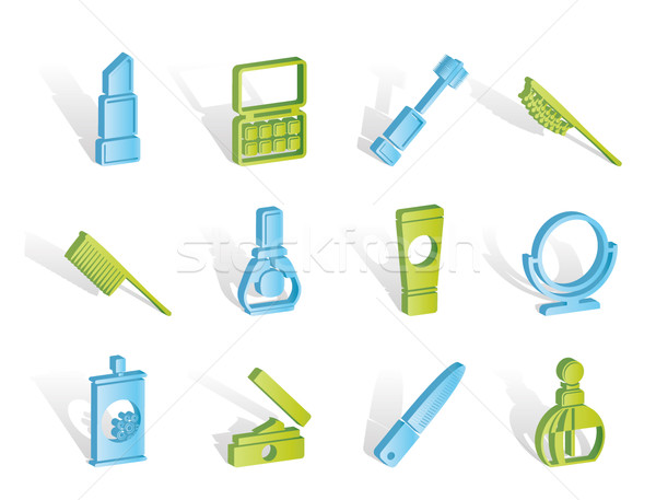 beauty,cosmetic and make-up icons  Stock photo © stoyanh