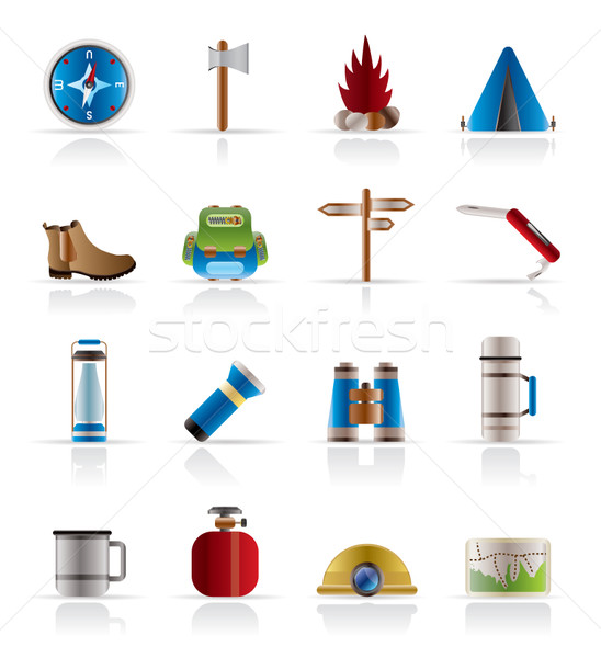 Tourism and Holiday icons  Stock photo © stoyanh