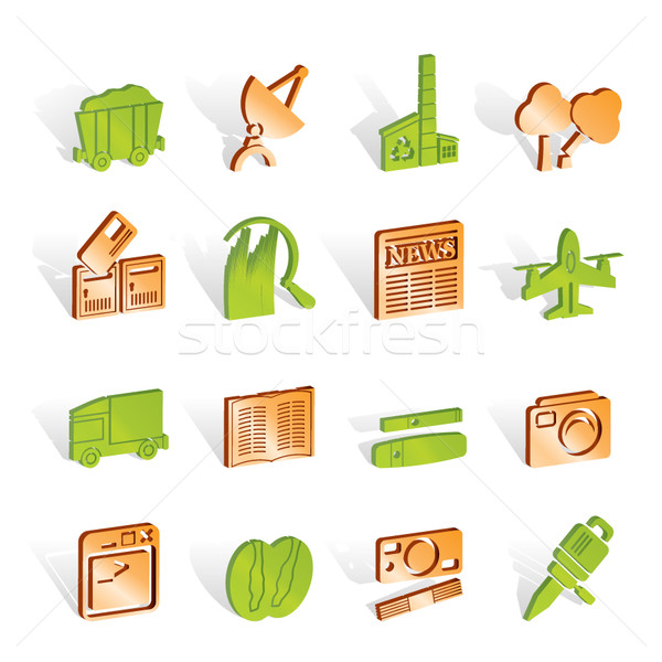 Business and industry icons  Stock photo © stoyanh