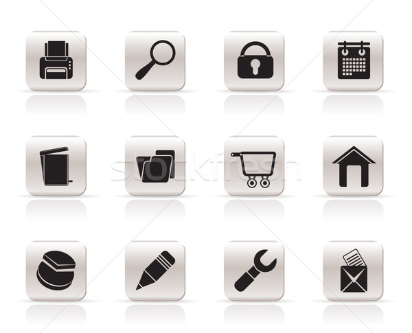 website, internet and computer icons  Stock photo © stoyanh