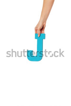 hand holding up the number one from the top Stock photo © stryjek