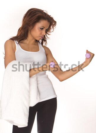 Stock photo: Young girl waiting for someone