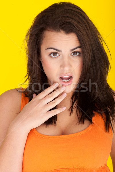 Woman Expressing Total Disbelief Stock photo © stryjek