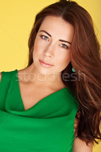 Beautiful Redhead With Lovely Complexion Stock photo © stryjek