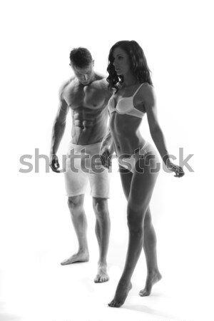 Couple passionately holding each other close Stock photo © stryjek