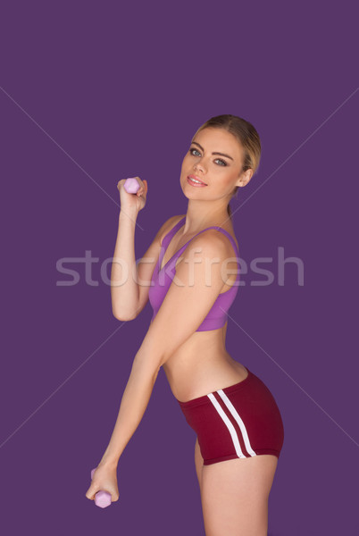 fitness woman Stock photo © stryjek
