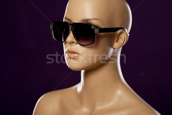 Maniquí moda gafas de sol mujer nina Foto stock © stryjek