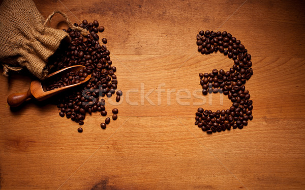 Freshly Roasted Coffee Beans 3 Stock photo © stryjek