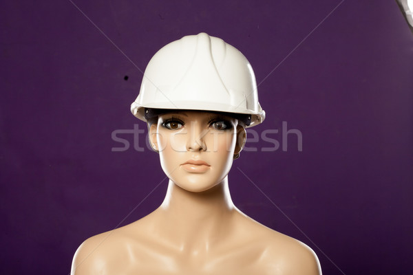 Mannequin wearing safety helmet Stock photo © stryjek