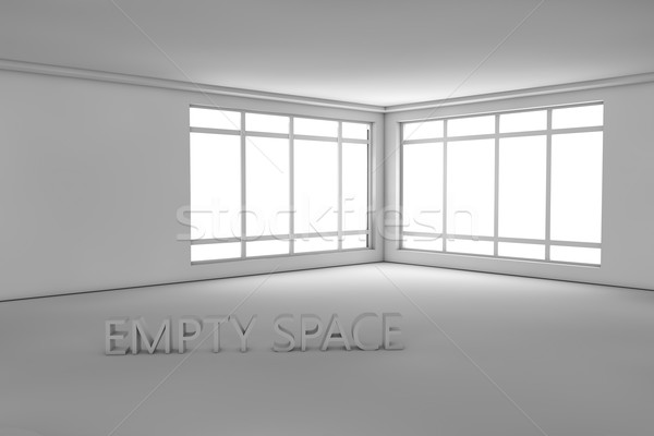 white plain empty room Stock photo © stryjek